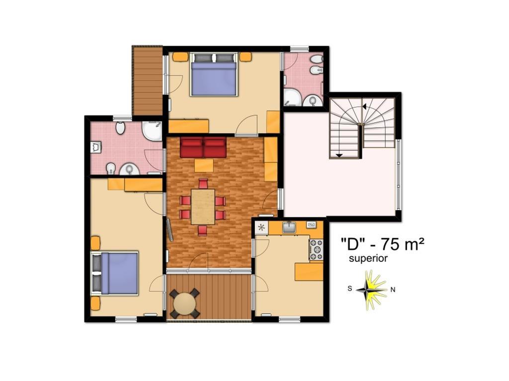 Ciasa Col Cuch Apartment Ла Виля Екстериор снимка
