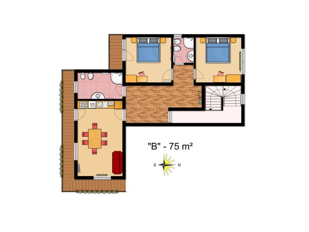 Ciasa Col Cuch Apartment Ла Виля Екстериор снимка